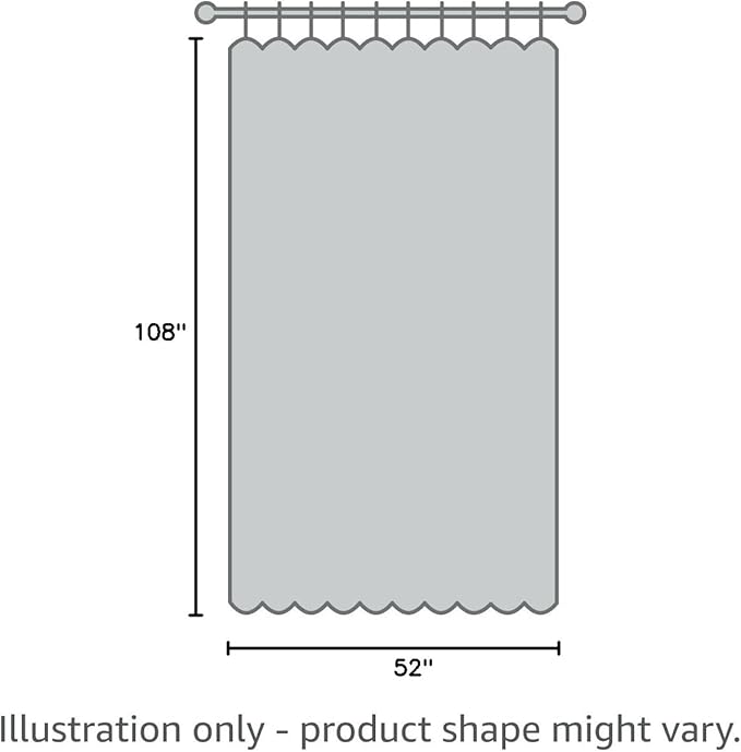 Light Beige Thermal Blackout Curtains/52 x 108 Inch/Set of 2 Panels Room - Image 10