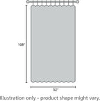 Light Beige Thermal Blackout Curtains/52 x 108 Inch/Set of 2 Panels Room - Image 10