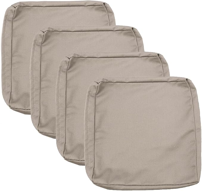 Sqodok Patio Cushion Cover 19x19 inch, Outdoor Seat Cushion Slip Cover by Sqodok