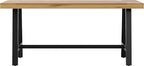 Flash Furniture Rafe Commercial Grade Acacia Wood Dining Table - Image 8