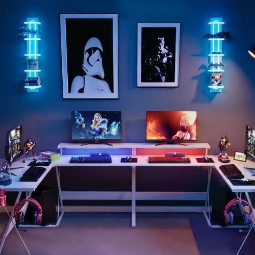 Homaterial RGB 5-Tier Floating Shelves for Decor and Storage - Image 5