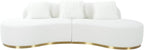Pasargad Home Simona Collection Curved Sofa - Image 4