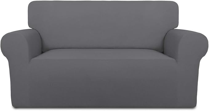PureFit Stretch Loveseat Covers Fleece Couch Covers by PureFit