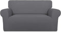 PureFit Stretch Loveseat Covers Fleece Couch Covers by PureFit