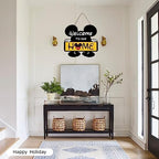 Cute Mouse Seasonal Interchangeable Welcome Door Sign, Yellow - Image 7