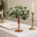 Kimura's Cabin 6pcs Hydrangea Artificial Flowers Fake Hydrangeas,Mint Green - Image 6