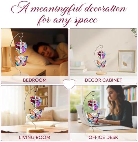 Christian Gifts for Women Birthday - Christmas Inspiration Religious Gifts for for Friends, Mom, Sister, Girl, Female Coworker, Christian - Religious Spiritual Gift - Christian Desk Decor - Image 2