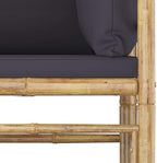 vidaXL Patio Lounge Set 4 Piece, Sectional Sofa - Image 3