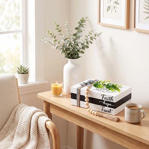 Capoda 3 Pcs Decorative Books for Home Decor, Faith - Image 4