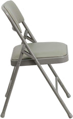 Flash Furniture 4 Pack HERCULES Series Curved Triple Braced & Double Hinged - Image 6
