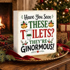 Christmas Bathroom Decor Funny Christmas Vacation Wood Box Sign - Image 3