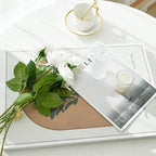 Mandy's Artificial 10 Stems Silk White Rose - Image 5