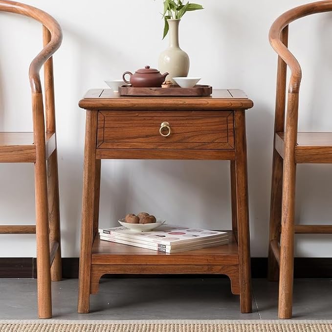 Sofas Wooden Sofa Side Table Chinese Sofa Side Cabinet Small Coffee Table - Image 7
