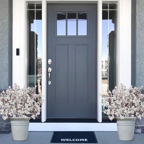 8Pcs Artificial Flowers Real Touch Babys Breath Silvery Flowers Decorations - Image 4