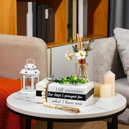 Capoda 3 Pcs Decorative Books for Home Decor, Remember - Image 6