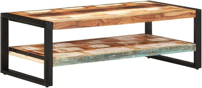 Coffee Table 47.2"x23.6"x15.7" Solid Reclaimed Wood, End Tables, Living Table - Image 8