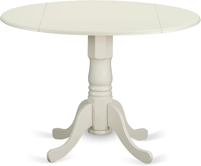 East West Furniture DLBO5-LWH-LC 5 Piece Dining Room Furniture Set Includes a - Image 3