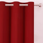 Blackout Curtains 52 x 90 Inch Long Red Curtains Set of 2 Panels Room Darkening - Image 6
