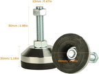 Heavy Duty Leg levelers ， Leveling Legs 2.36" Dia Base, Adjustable feet - Image 3