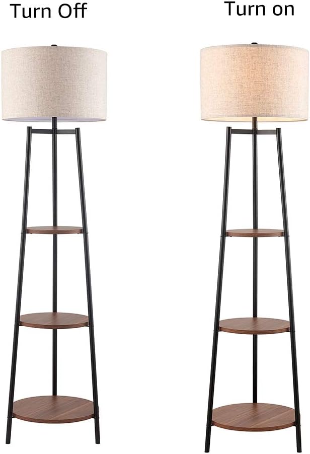 ROSEN GARDEN Floor Lamp, Standing Reading Light - Image 3