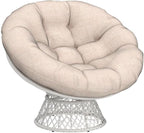 Bme 40" Ergonomic Wicker Papasan Chair - Image 4
