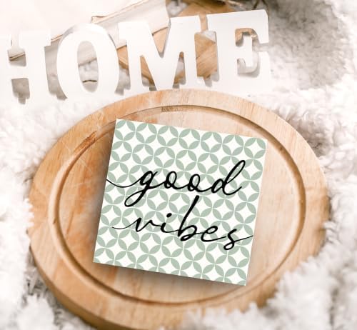 SRADMO Rustic Minimalist Inspirational Wood Box Sign Desk Decor - Image 5