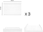 RYOFOBETTO Small Floating Shelf, 6 X 9 Inches Farmhouse Wall Shelves - Image 3