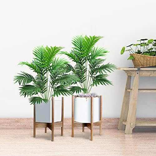 Beebel 30" Artificial Palm Plants Leaves Tropical Greenery Bush Imitation Faux Fake Palm Tree Leaf for Home Kitchen Party Flowers Arrangement Wedding Decorations - Image 4