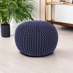 REDEARTH · Round Pouf Foot Stool Bean Bag Ottoman - Image 5