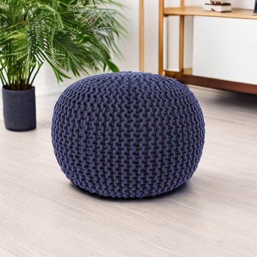 REDEARTH · Round Pouf Foot Stool Bean Bag Ottoman - Image 5