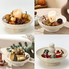 Ceramic Decorative Table Bowl Trays Home Room Decor Farmhouse (11" Rustic) - Image 2