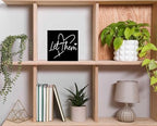 Let Them Wooden Sign, Black Office Decorations for Work, Let Them Mental Health Rustic Wood Box Signs 5x5 Inch, Desk Shelf Tabletop Decor for Home Cubicle Decor, Office Gifts for Coworkers Women, 18 - Image 4