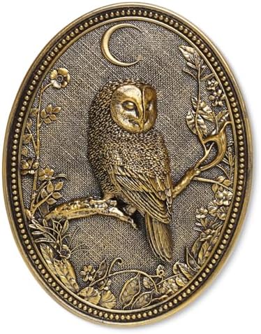 Vintage Owl Wall Sculpture,Antique Wall Decor,William Morris Wall Art by Newinhome