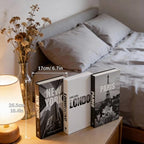 3 PCS Faux Decorative Books for Home Decor-Coffee Table Books Decor-Aesthetic Fake/Faux Books (3-Paris London New York Shipaitu 2-liti) - Image 4