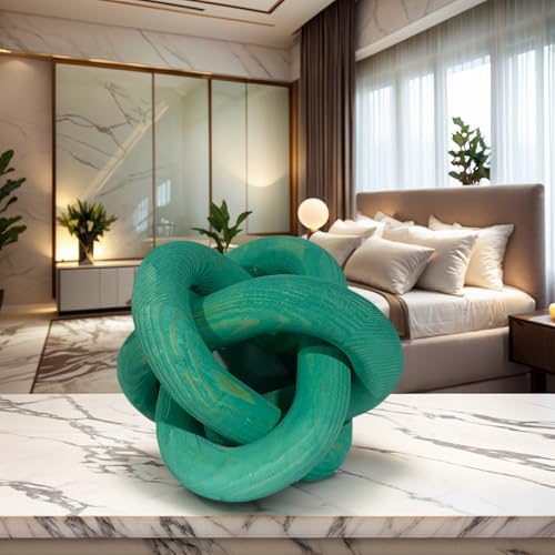 Wood Knot Decor -Coffee Table Decor,Green Decor Shelf Decor - Image 3