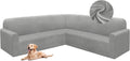 HDCAXKJ Corner Sectional Couch Covers Velvet Stretch L Shape Sofa Cover Soft by HDCAXKJ
