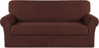 Turquoize Stretch Sofa Slipcover 2 Pieces Sofa Cover Couch Cover by Turquoize