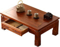 Antique Coffee Table, Japanese Style Low Wooden Table Tea Table by Unknown