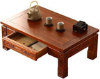 Antique Coffee Table, Japanese Style Low Wooden Table Tea Table by Unknown