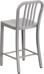 Flash Furniture 24" Commercial Grade Metal Counter Height Stool - Image 5