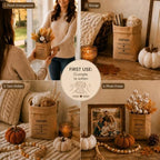 Thanksgiving Decor Set, Fall Decorations for Home with Pumpkins - Image 6