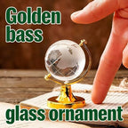 Mini Crystal Sphere, Glass Globe Decorative Ornament for Desk - Image 3