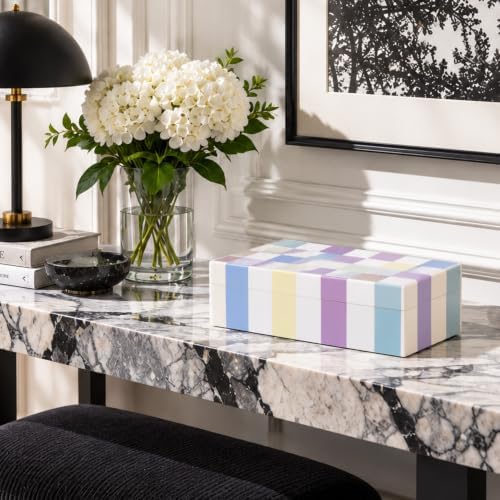 Handicrafts Home Decorative Organizer Box 10x5 – Large Keepsake Box with Lid, Modern Decorative Storage Box, Bohemian Coffee Table Décor, Jewelry & Memory Box, Decorative Accent Box for Home Décor - Image 6