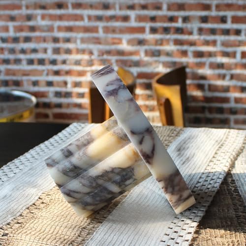 Natural Marble Tray with Legs, Vanity Decorative Tray for Countertop Organizer, Catchall Tray for Perfume, Candles, Jewelry Dish - Image 4