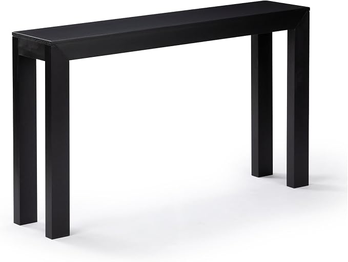 Plank+Beam Modern Solid Wood Console Table, 56 Inch, Sofa Table, Narrow - Image 4