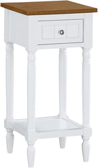 Convenience Concepts French Country Khloe 1 Drawer Accent End Table 14" by ConvenienceConcepts