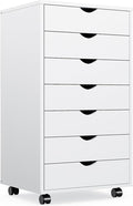 OLIXIS 7 Drawers Rolling File Cabinet, Mobile Under Desk Storage Cabinet by OLIXIS