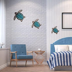 Bucherry 3 Sizes Wooden Sea Turtle Wall Decor Turtle Wall Art,Wood Color - Image 6