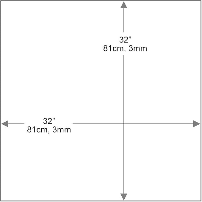 Dulles Glass 32 inch Square Glass Table Top - Image 3