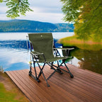 GCI Outdoor Kickback Rocker Camping Chair | Portable Folding Rocking Chair - Image 2